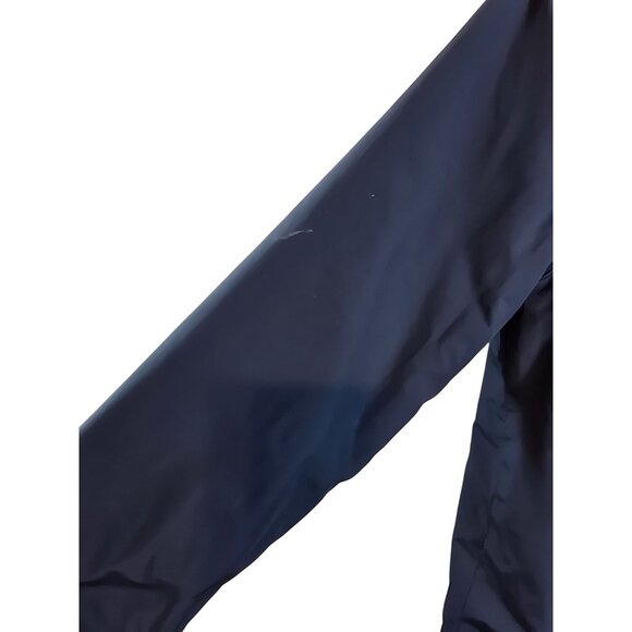 Original Penguin Navy Blue Lightweight Hoodie Jacket With Stand Collar Zip Front - Picture 5 of 16